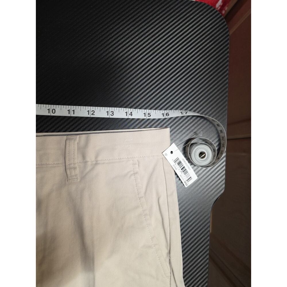 Amazon Essentials 100% Cotton Classic Fit 7'' Inseam Men's Shorts US 33 Stone - Picture 2 of 8